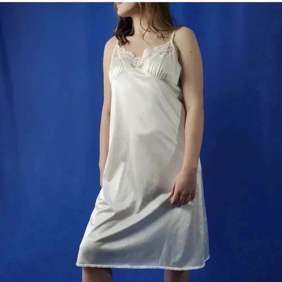 Vintage Vassarette Slip Dress - Medium - Picture 1 of 11